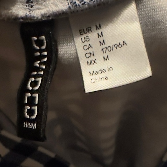 H&M Two Piece Blue White Set M/L - Picture 6 of 7